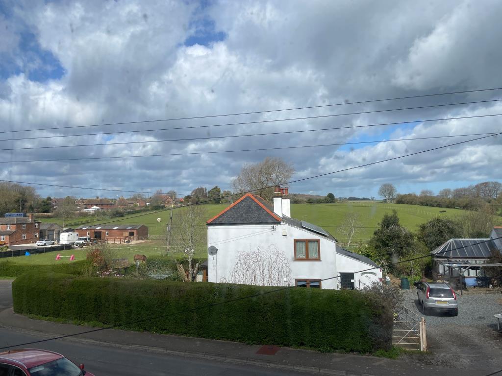 Lot: 60 - THREE-BEDROOM SEMI-DETACHED BUNGALOW - View from first floor bedroom window